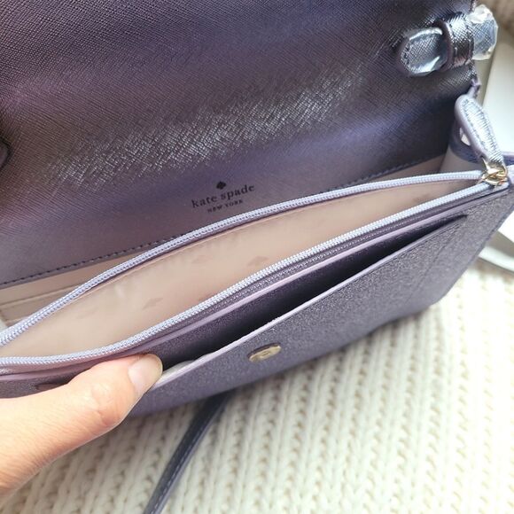 NWT KATE SPADE GLITTER CONVERTIBLE BAG - Picture 9 of 15